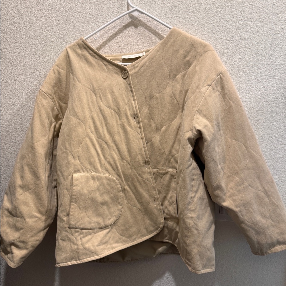 Quilted Tan Jacket